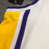 NBA Laker's Retro white V-collar 24 Kobe with chip 1:1 Quality