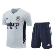 22/23 Arsenal Training Suit Gray 1:1 Quality Training Jersey