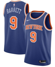 NBA Knicks 9 rookie Barrett blue 1:1 Quality