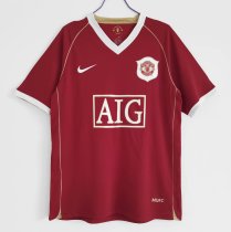 2006-2007 Manchester United Home 1:1 Quality Retro Soccer Jersey