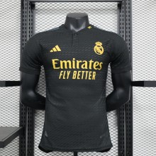 23/24 Real Madrid Third Black Player 1:1 Quality Soccer Jersey