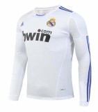2010-2011 Retro Real Madrid Home Long Sleeve 1:1 Quality Soccer Jersey