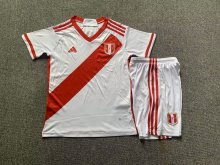 23/24 Peru Home 1:1 Kids Soccer Jersey