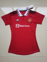22/23 Manchester United Home Women 1:1 Quality Soccer Jersey