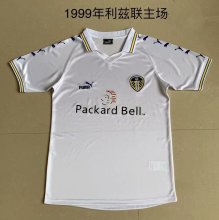 1999 Leeds United Home 1:1 Quality Retro Soccer Jersey