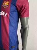 23/24 Barcelona Home Final Player Version 1:1 Quality Soccer Jersey