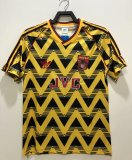 1991-1993 Arsenal Away 1:1 Quality Retro Soccer Jersey
