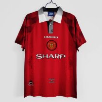 1996-1997 Manchester United Home 1:1 Quality Retro Soccer Jersey