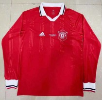 Manchester United Long sleeve 1:1 Retro Soccer Jersey