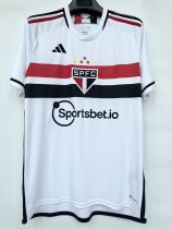 23/24 Sao Paulo Home White Fans 1:1 Quality Soccer Jersey
