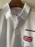 2021 F1 Formula One Mclaren White Short Sleeve Racing Suit 1:1 Quality
