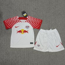 23/24 RB Leipzig Home 1:1 Quality Kids Soccer Jersey