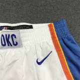 Oklahoma City Thunder White 1:1 Quality NBA Pants