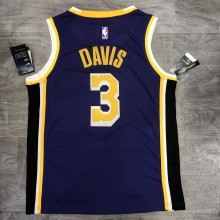 NBA Lakers crew neck Vintage purple 3 Davis with chip 1:1 Quality