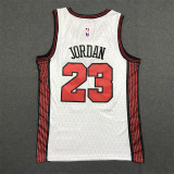 22/23 Bull Jordan #23 White City Edition 1:1 Quality NBA Jersey