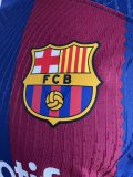 23/24 Barcelona Home Final Player Version 1:1 Quality Soccer Jersey