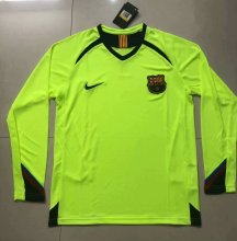 2005-2006 Retro Barcelona Away Long Sleeve 1:1 Quality Soccer Jersey