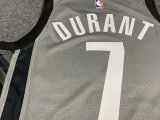 NBA Nets grey Durant No.7 1:1 Quality