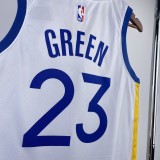 2023 NBA Golden State Warriors White GREEN#23 Men Jersey Top Quality Hot Pressing Number And Name