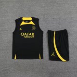 23/24 PSG Paris Black 1:1 Quality Training Vest（A-Set）