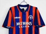 1993-1994 Rangers Rangers Away 1:1 Quality Soccer Jersey