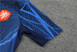 22/23 Netherlands Training Suit Royal Blue 1:1 Quality Training Shirt