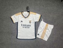 23/24 Kids Real Madrid Home 1:1 Quality Soccer Jersey