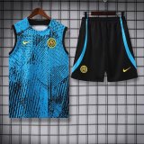 23/24 Inter Milan Blue 1:1 Quality Training Vest（A-Set）
