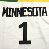22/23 Minnesota Timberwolves EDWARDS #1 White City Edition 1:1 Quality NBA Jersey