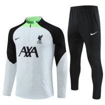22/23 Liverpool FC Training Grey With Green Player Version 1:1 Quality Training Jersey