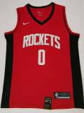 NBA Rocket 0 red 1:1 Quality