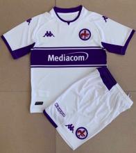 21/22 Fiorentina White Away Kids 1:1 Quality Soccer Jersey