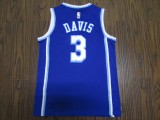 NBA New Laker Latin 3 Davis blue 1:1 Quality