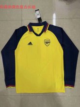 Arsenal Yellow Long Sleeve 1:1 Retro Soccer Jersey