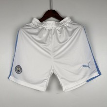 23/24 Manchester City Home White Shorts