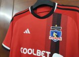 23/24 Colo-Colo Away Red Fans 1:1 Quality Soccer Jersey