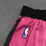 20/21 Heat Pink Blue City Edition 1:1 Quality NBA Pants