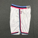 17/18 Heat White City Edition 1:1 Quality NBA Pants
