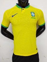 22/23 Brazil Home Player version 1:1 Quality Soccer Jersey