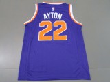 NBA New Suns #22 Ayton purple 1:1 Quality