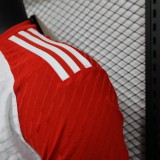 23/24 Bayern Munich Home Long Sleeve White Player 1:1 Quality Soccer Jersey