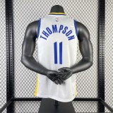 2023 NBA Golden State Warriors White THOMPSON#11 Men Jersey Top Quality Hot Pressing Number And Name