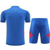 22/23 Lyon Training Suit Blue 1:1 Quality Training Jersey