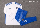 21/22 Boca Juniors White Half Pull Sweater Tracksuit 1:1 Quality Soccer Jersey
