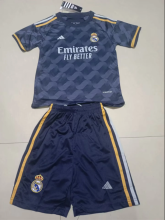 23/24 Kids Real Madrid Away 1:1 Quality Soccer Jersey