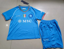 23/24 Napoli Home Kids 1:1 Quality Soccer Jersey