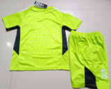 23/24 Kids Real Madrid Green Goalkeeper 1:1 Quality Soccer Jersey
