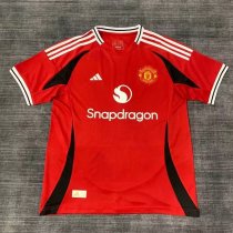 24/25 Manchester United Home Red Fans 1:1 Quality Soccer Jersey