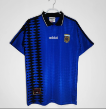 1994 Argentina Away 1:1 Quality Retro Soccer Jersey