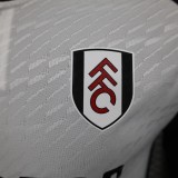 23/24 Fulham Home White Player 1:1 Quality Soccer Jersey